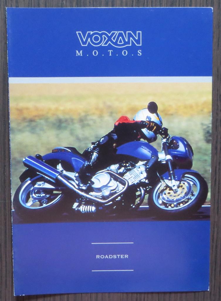 Folder Voxan Roadster V 1000 - 2001 - 4 blz (Nederlands), Motoren, Verzenden, Overige merken