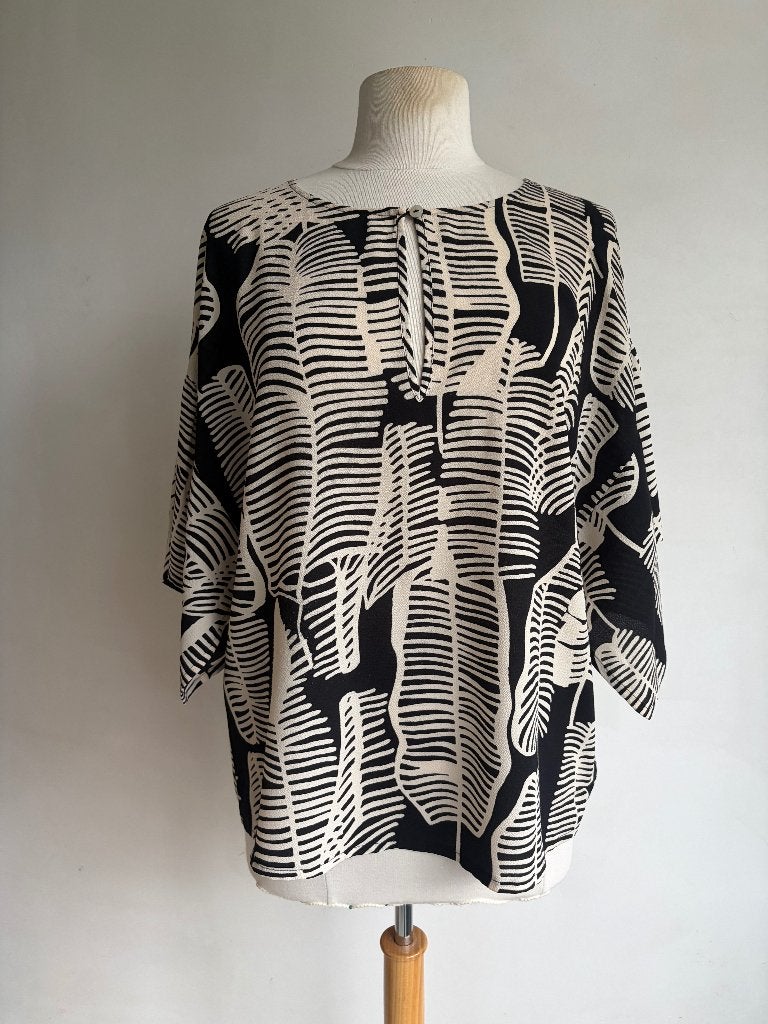 summum top Zwart beige maat 42, Kleding | Dames, Summum, Verzenden, Zwart, Maat 42/44 (L)
