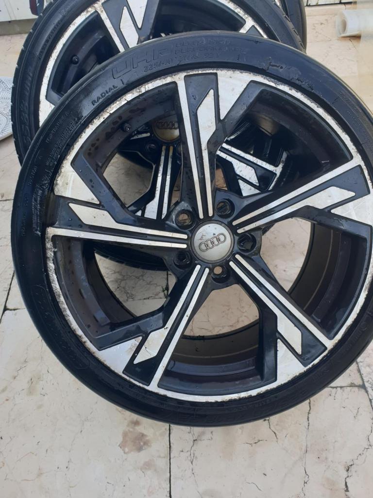 SPOEDVERKOOP: 4 gebruikte Deosebit velgen, maat 18 inch., Auto-onderdelen, Banden en Velgen, Ophalen, 18 inch, Velg(en), Zomerbanden