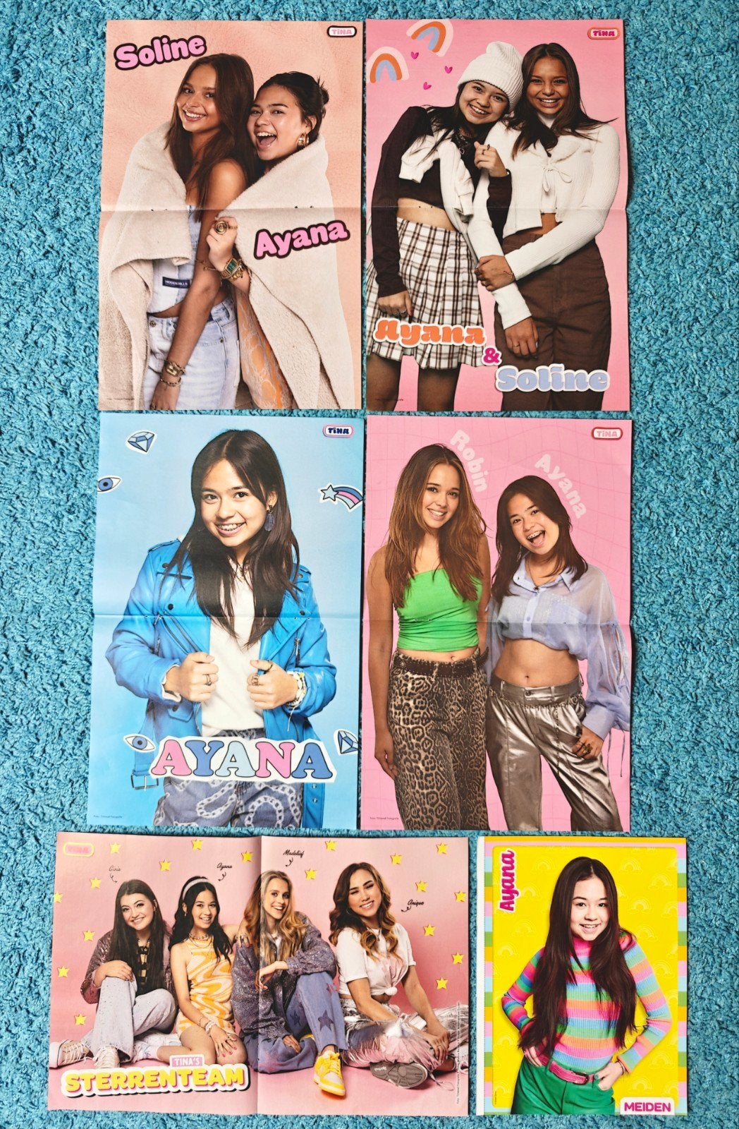 Ayana Voss posters, Rechthoekig Staand, Nieuw, Ophalen of Verzenden, A1 t/m A3