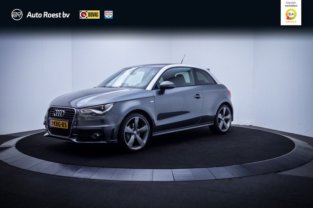 Audi A1 1.4 TFSI 185Pk S-Edition XENON | SCHAALSTOELEN | STO, Euro 5, Zwart, 4 cilinders, 1165 kg