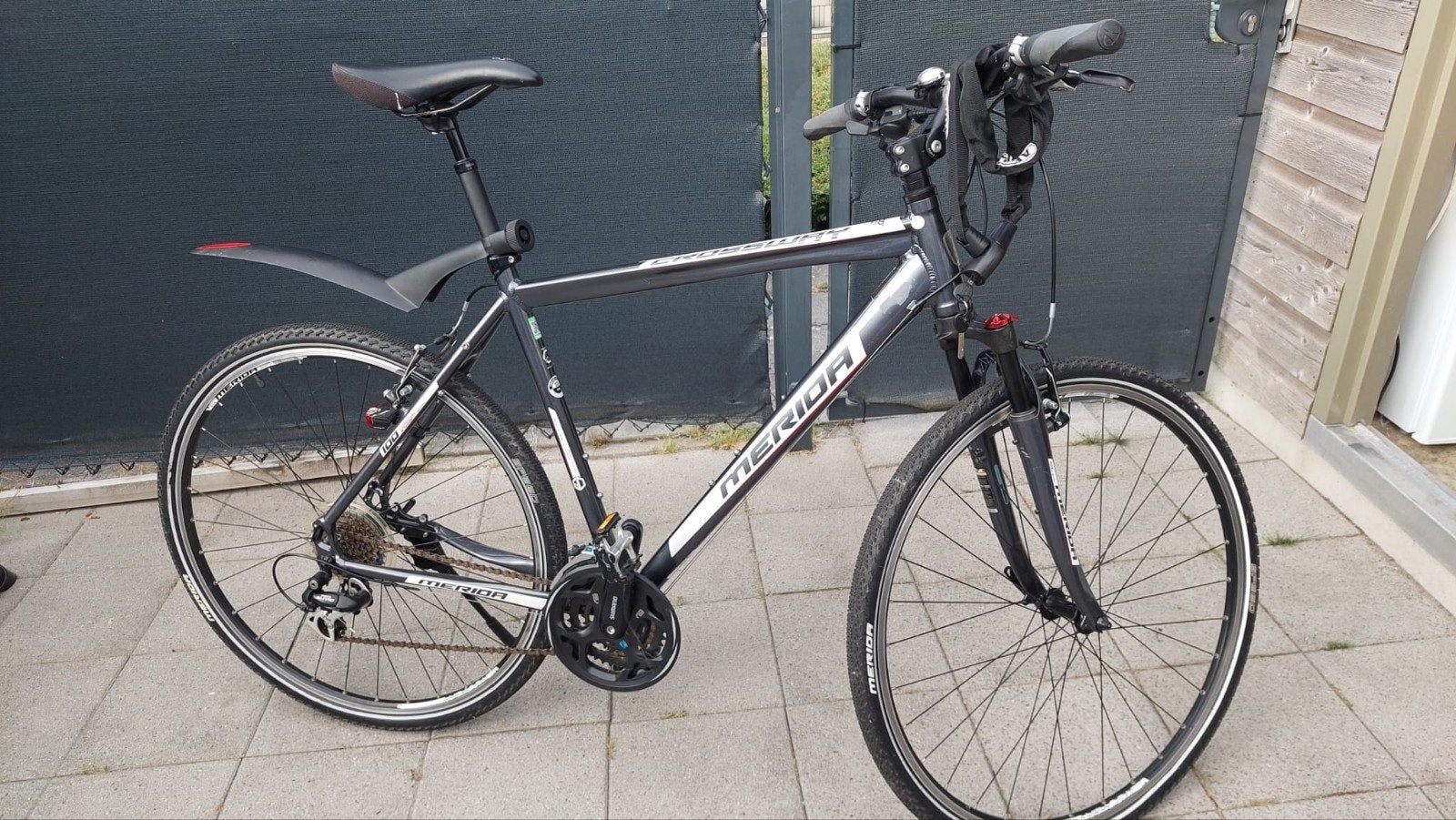 Merida crosway 100 tfs hybride fiets, Overige merken, 28 inch, Vering, Velgrem