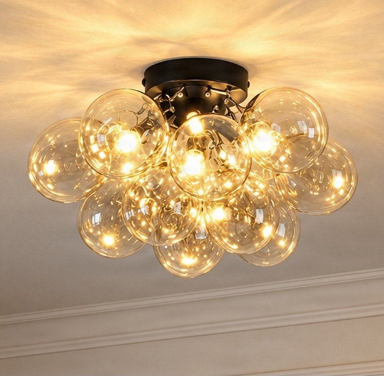 Design plafondlamp | bolletjes lamp, Ophalen