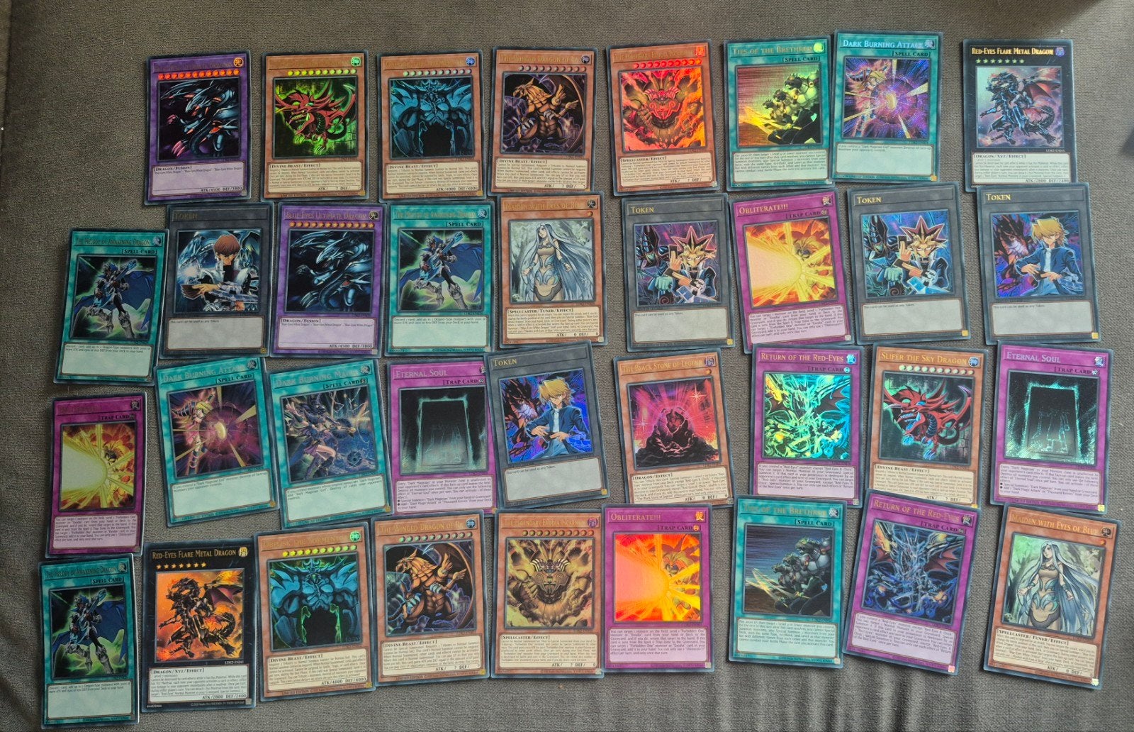 Yu-Gi-Oh! Kaarten Collectie - allemaal glimmende, Ophalen of Verzenden, Nieuw, Meerdere kaarten, Foil