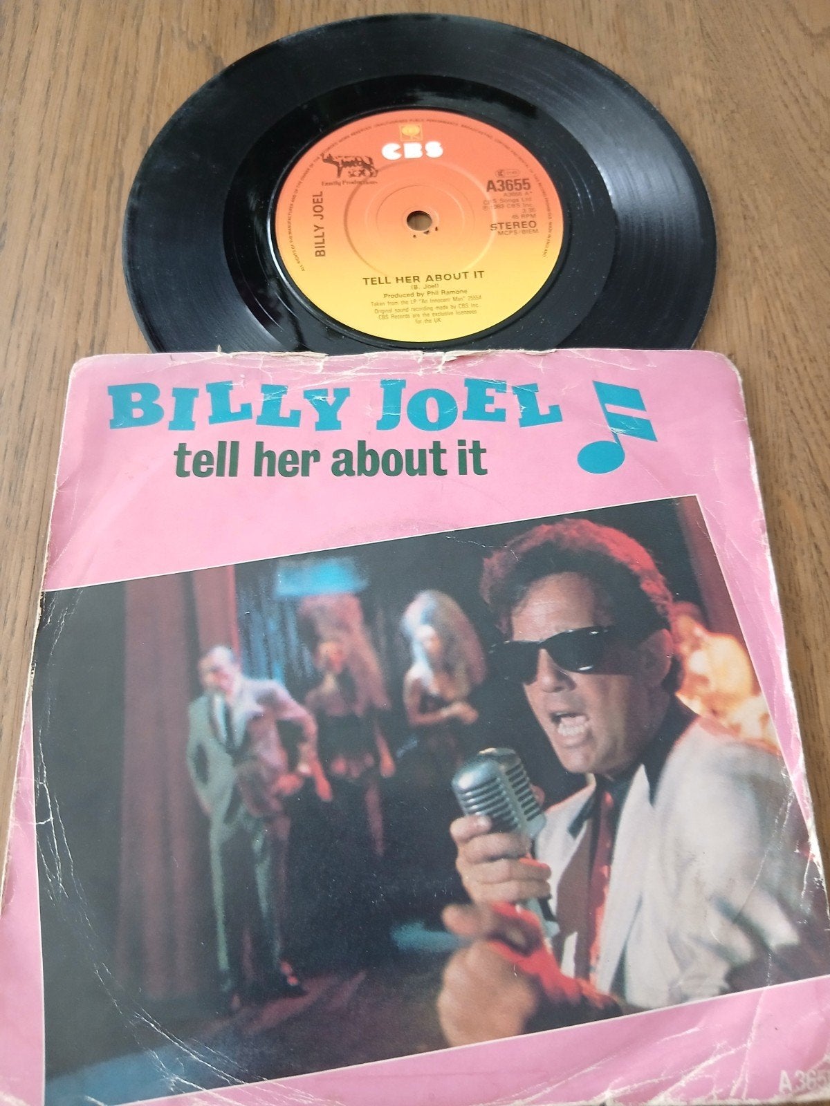 VINYL SINGLE   BILLY JOEL  1983, Cd's en Dvd's, Ophalen of Verzenden, Zo goed als nieuw, Pop