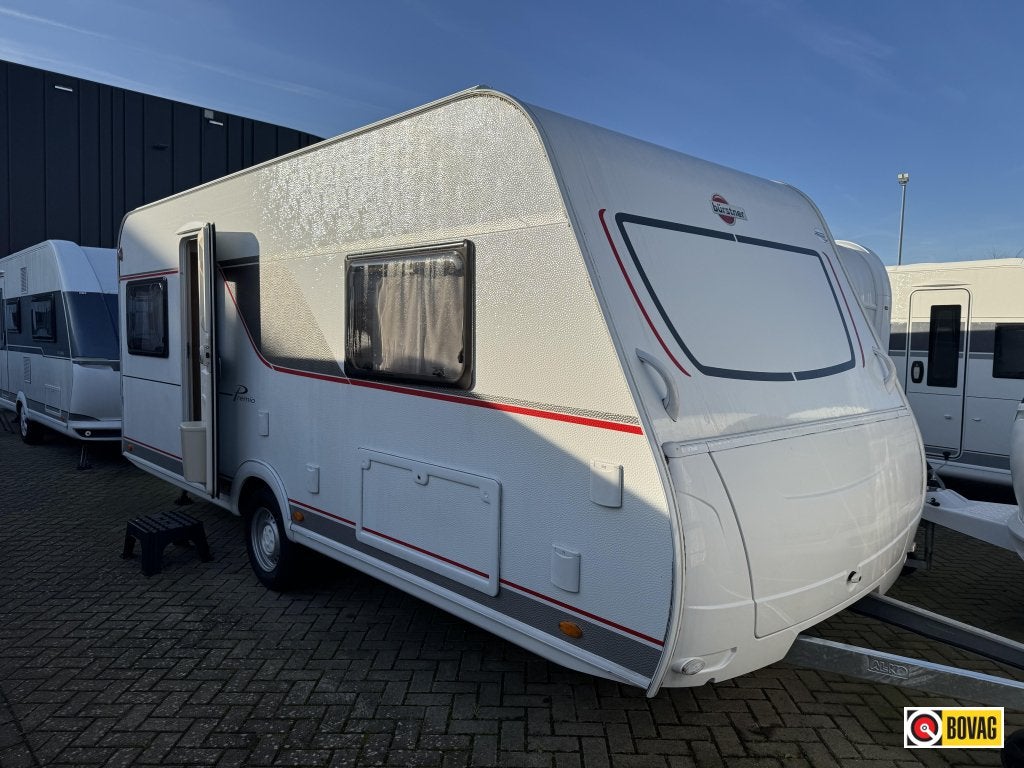 Bürstner Premio 460 TS, Caravans en Kamperen, Caravans, Schokbreker, Rondzit, Bedrijf, 5 tot 6 meter