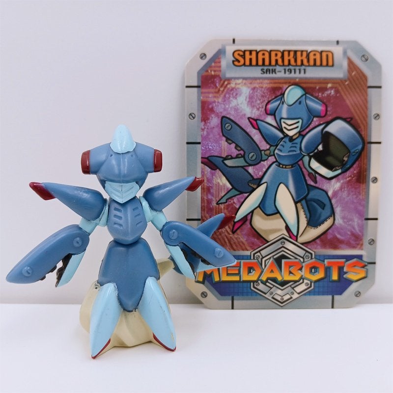 Medabots Sharkkan Hasbro 2001 + Card, Ophalen of Verzenden, Zo goed als nieuw