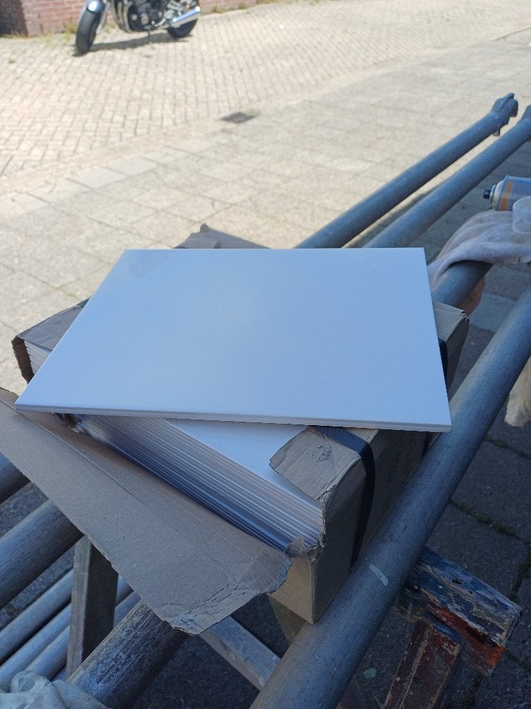 Mosa wandtegels, wit, 25x30 cm, Doe-het-zelf en Verbouw, Tegels, Ophalen, Nieuw, 20 tot 40 cm, Minder dan 5 m²