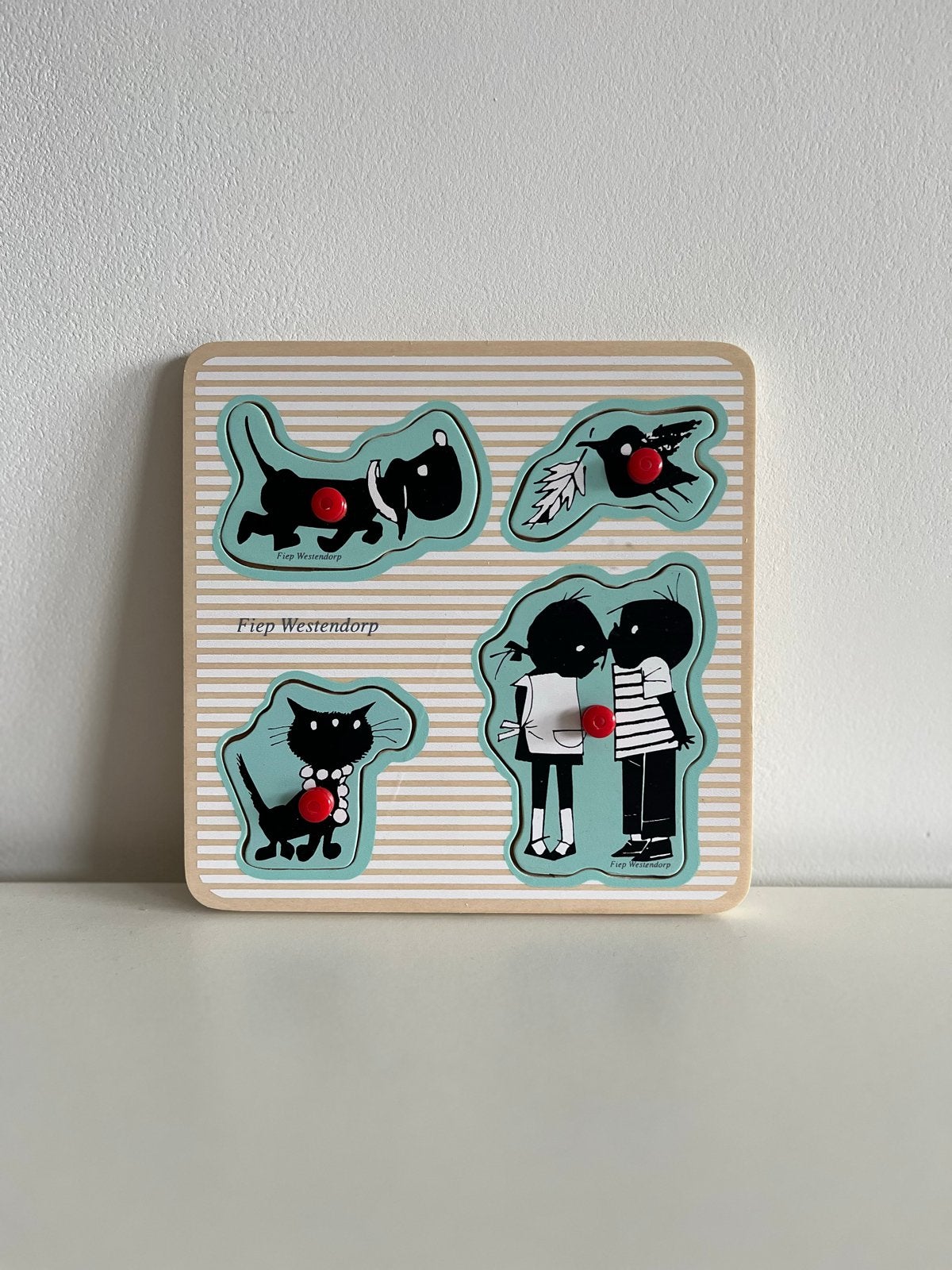 Fiep Westendorp Houten Puzzel Jip en Janneke, Ophalen of Verzenden, Gebruikt, Overige typen