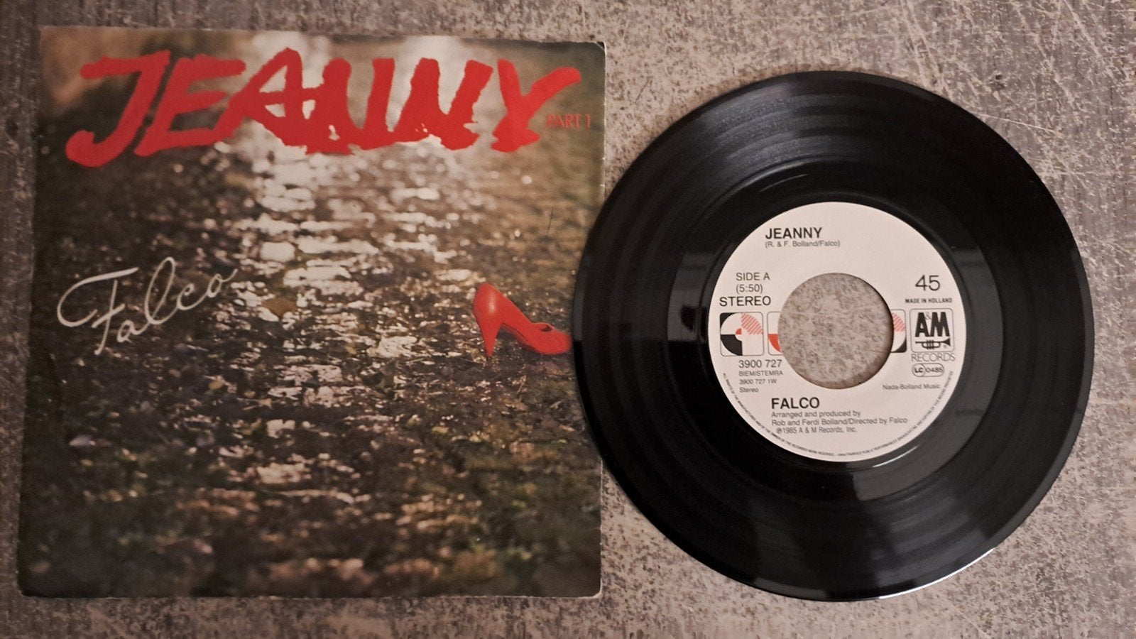 falco - jeanny, Gebruikt, 7 inch, Pop, Fotohoes