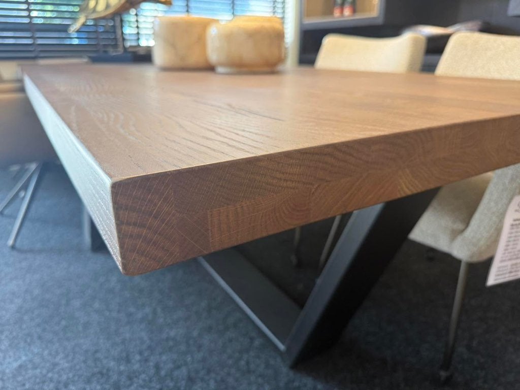 Grote Eiken Eettafel 300cm, Ophalen, Hertogensingel 97 Oss, 100 tot 150 cm, Eikenhout