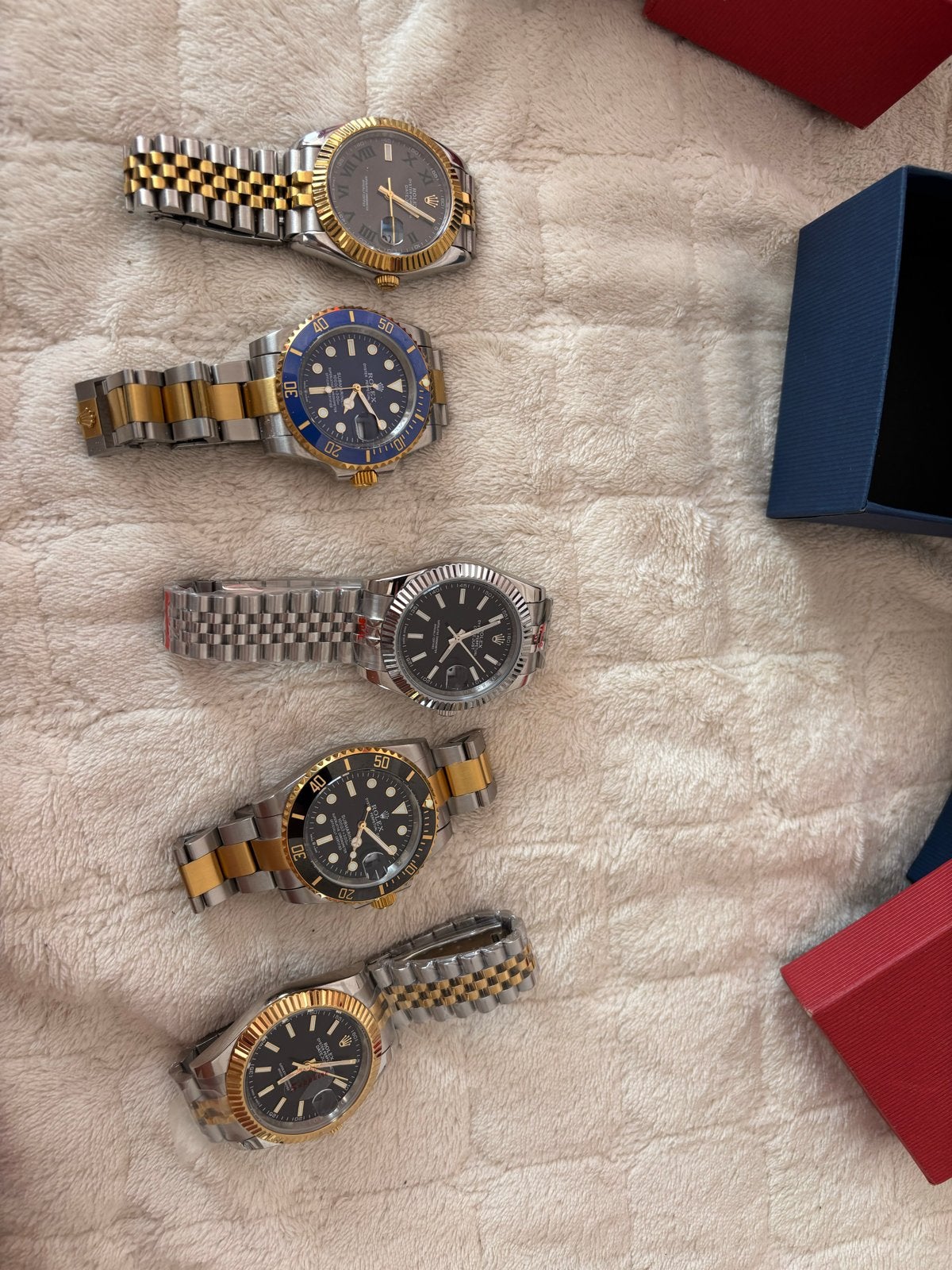Rolex Submariner & Datejust - Automatisch, 20 ATM, Sieraden, Tassen en Uiterlijk, Horloges | Heren, Gebruikt, Polshorloge, Ophalen of Verzenden