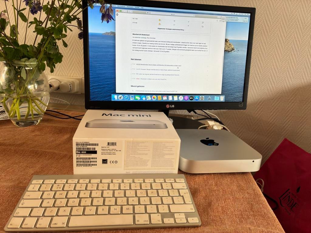 Mac Mini Late 2012 - 8GB RAM, 500GB SSD, incl. scherm, Gebruikt, 2 tot 3 Ghz, Ophalen of Verzenden, Mac Mini