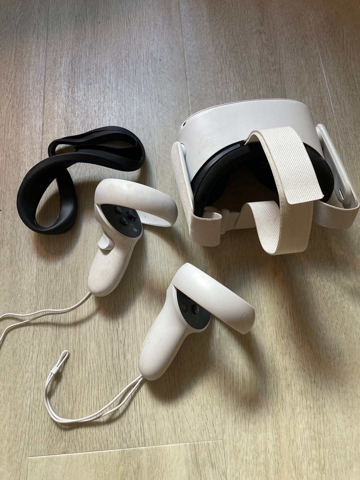 Meta Quest 2 VR-headset met kabel, Spelcomputers en Games, Ophalen of Verzenden, Gebruikt, VR-bril, Overige platformen