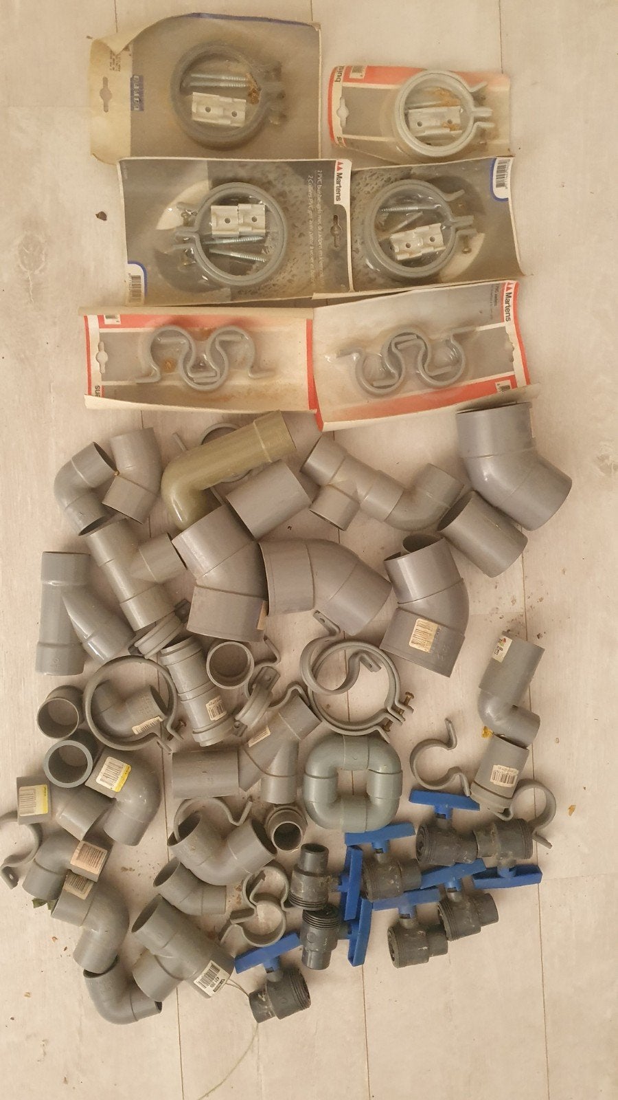 Diverse PVC buizen, bochten en ophanging, Afvoer, Gebruikt, Pvc, Ophalen of Verzenden