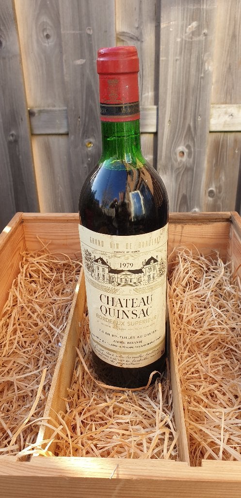 1979 Chateau Quinsac Bordeaux, Frankrijk, Nieuw, Ophalen of Verzenden, Rode wijn