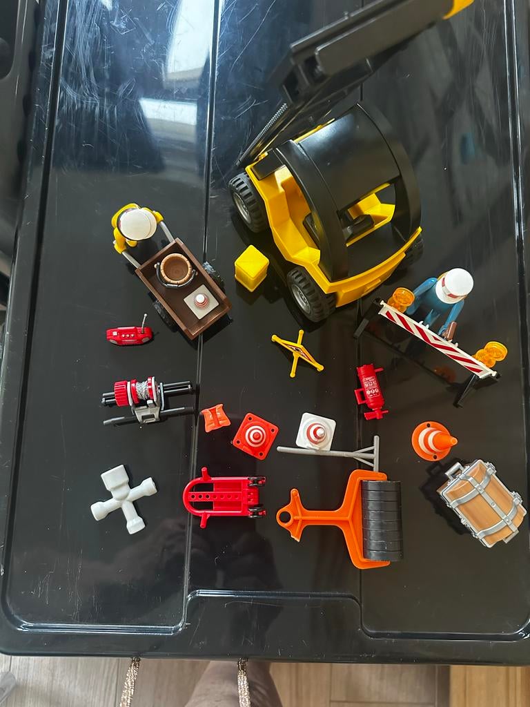 Playmobil Bouwplaats Set met Voertuigen en Accessoires, Kinderen en Baby's, Speelgoed | Playmobil, Ophalen of Verzenden, Gebruikt