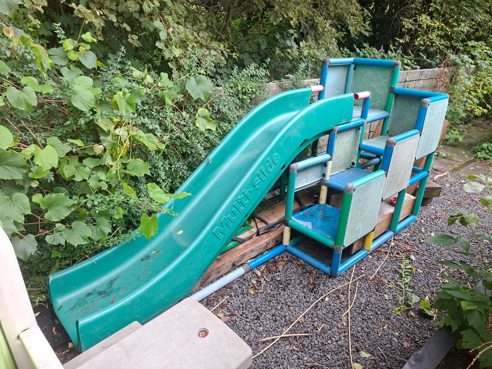 Jungle Gym Multi-slide met klimrek, Kinderen en Baby's, Speelgoed | Buiten | Speeltoestellen, Ophalen, Gebruikt, Klimwand