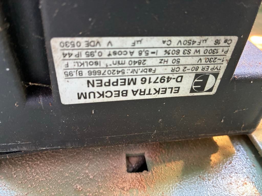 Elektra Beckum Cirkelzaag - Krachtig en Betrouwbaar, Ophalen, Gebruikt, Cirkelzaag, 70 mm of meer