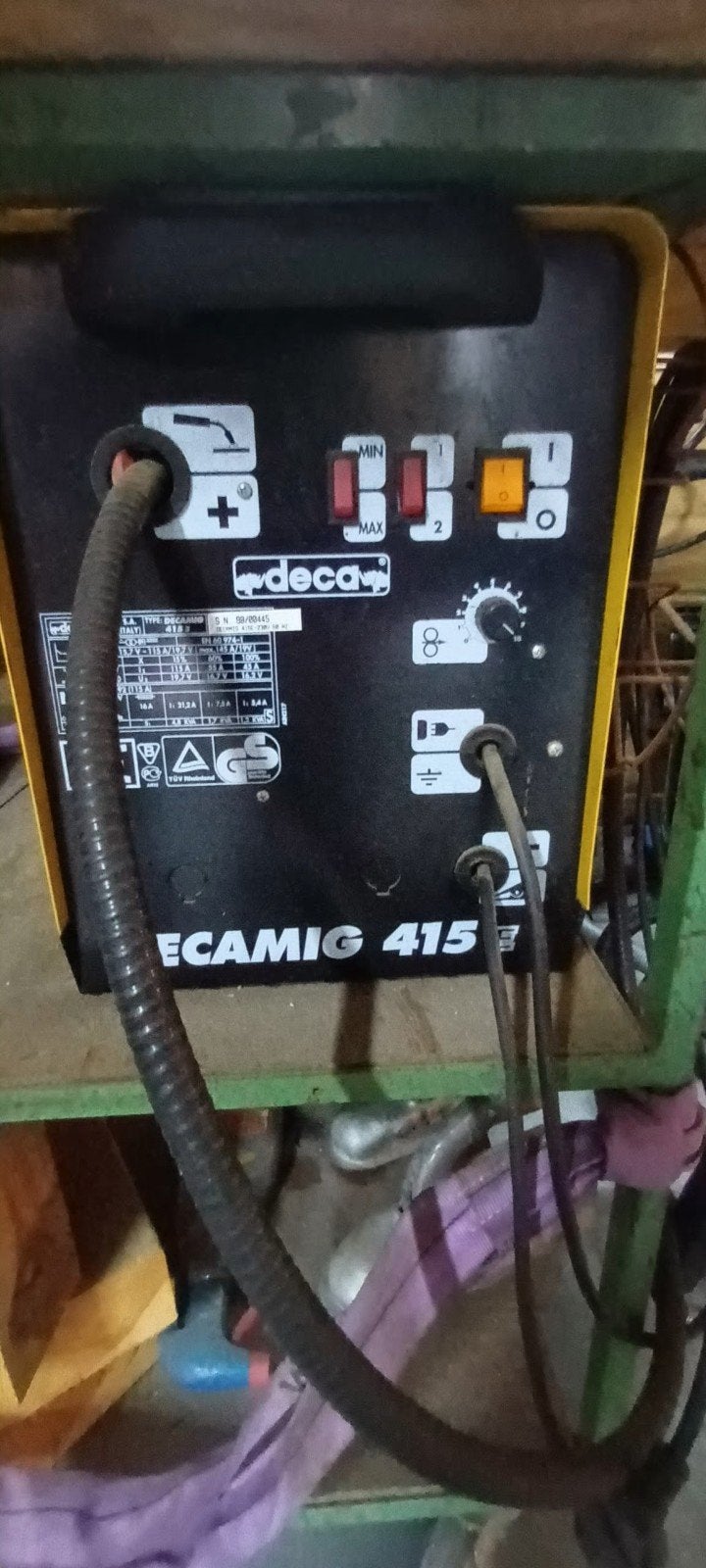DECAMIG 415 Mig/Mag lasapparaat - Krachtig en Betrouwbaar, Ophalen, Gebruikt, 250 ampère of meer, Co2