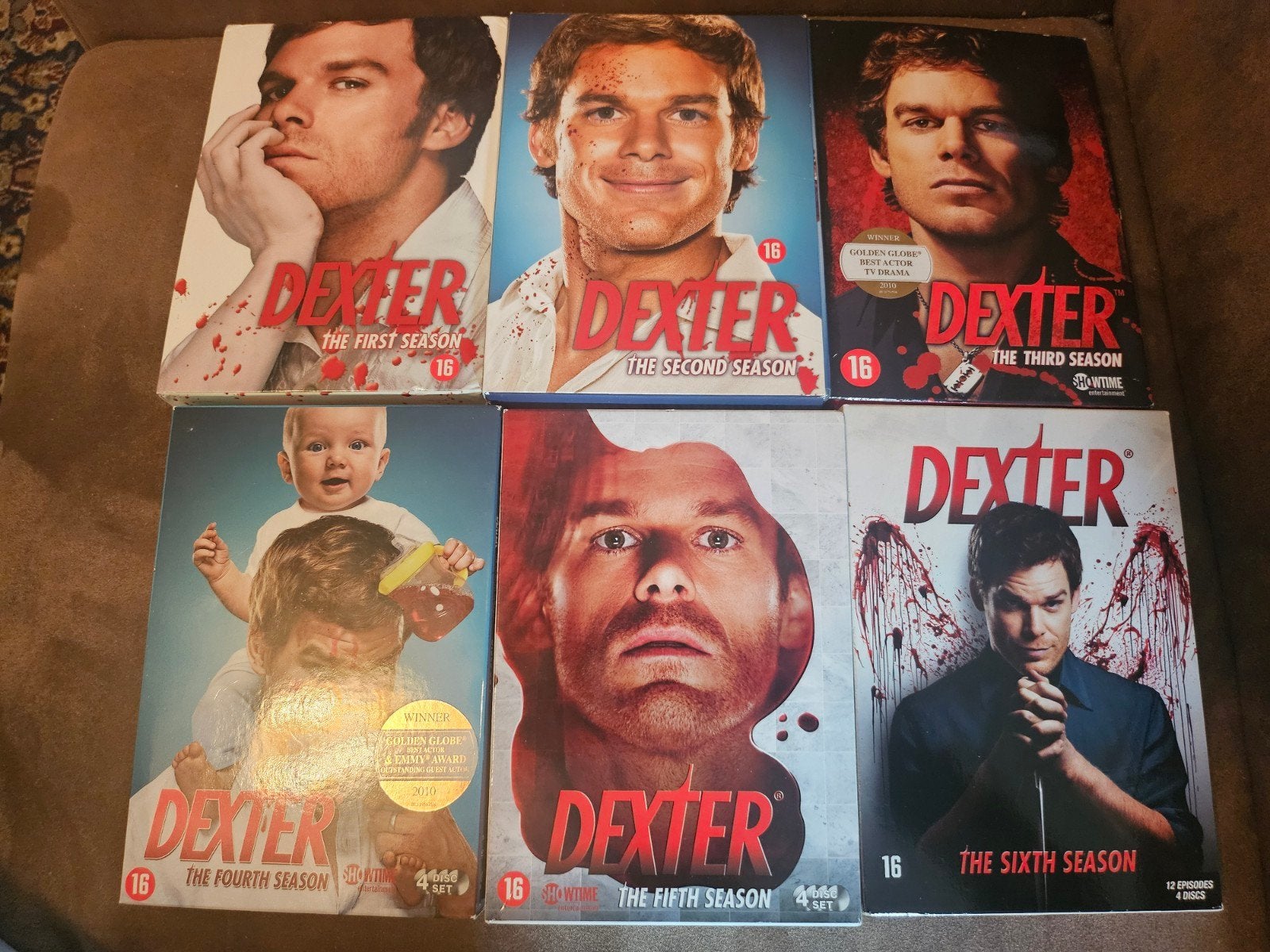 Dexter Seizoen 1-6 DVD Boxset - Misdaad Thriller, Maffia en Misdaad, Gebruikt, Vanaf 16 jaar, Nederlands
