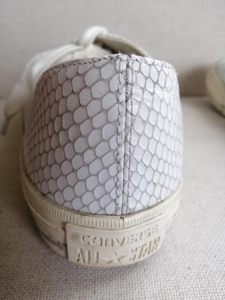 Converse All Star Chuck Taylor beige snake maat 42,5 - zgan, Beige, Ophalen of Verzenden, Converse All Stars, Sneakers of Gympen