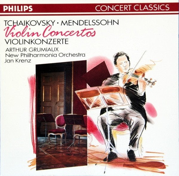 Tchaïkovsky, Mendelssohn  Arthur Grumiaux –Violin Concertos, Gebruikt, Ophalen of Verzenden, Romantiek, Orkest of Ballet
