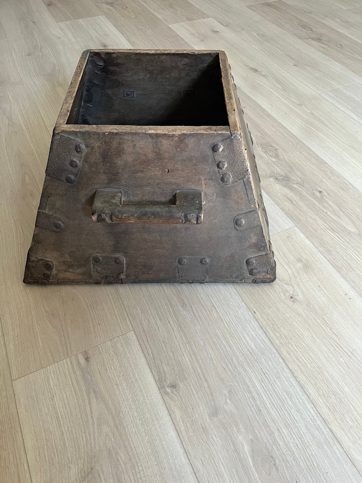 Prachtige, grote oude houten bak, Ophalen of Verzenden, Zo goed als nieuw