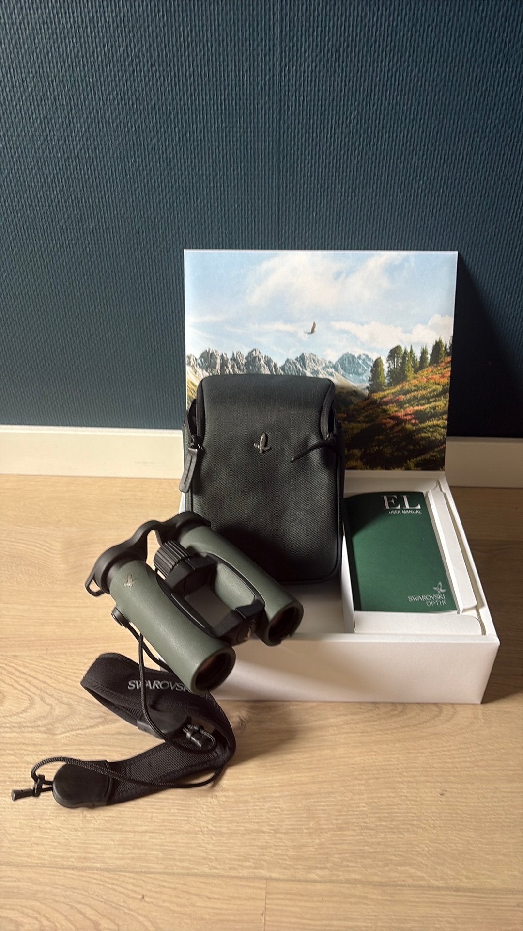 Swarovski Optik EL 8x32 Verrekijker, Dakkant (recht), Ophalen of Verzenden, Zo goed als nieuw, 8 tot 12x