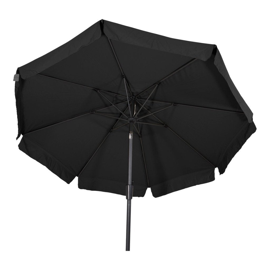 Parasol Libra rond 3 meter met molen kleur zwart, Info@edvonline.nl, Inductorstraat 9b 3903 KA Veenendaal, Kantelbaar, Nieuw