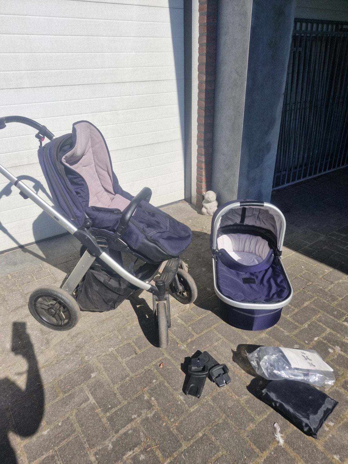 mutsy transit kinderwagen, Ophalen, Gebruikt, Verstelbare duwstang, Combiwagen