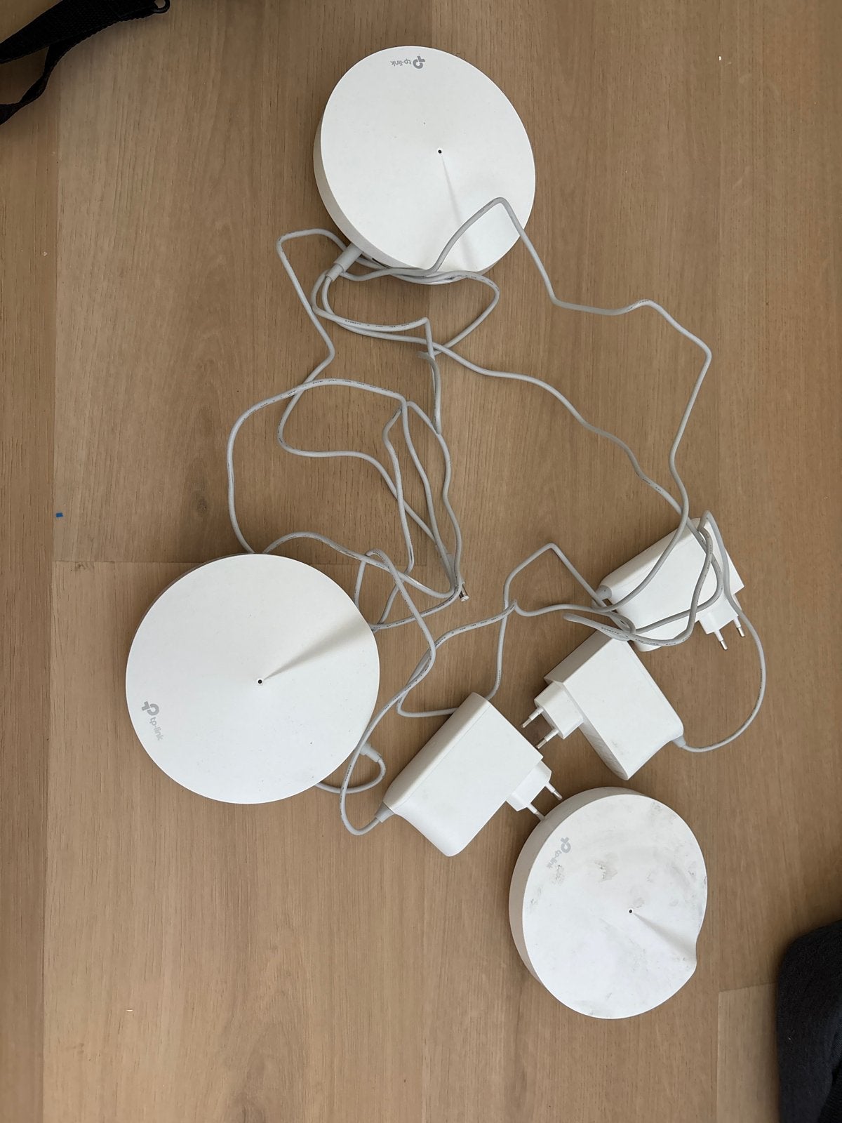 Complete set van 3 TP-Link Deco M9 Plus WiFi versterkers, Computers en Software, WiFi-versterkers, Ophalen of Verzenden, Gebruikt