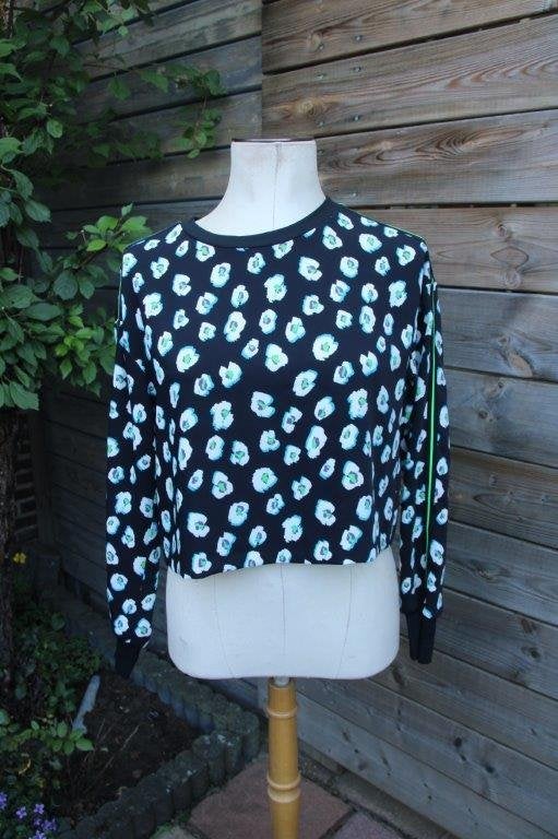 Top zwart/ blauw/ groen Marccain mt M/L Vaste prijs, Maat 38/40 (M), Blauw, Ophalen of Verzenden, Zo goed als nieuw
