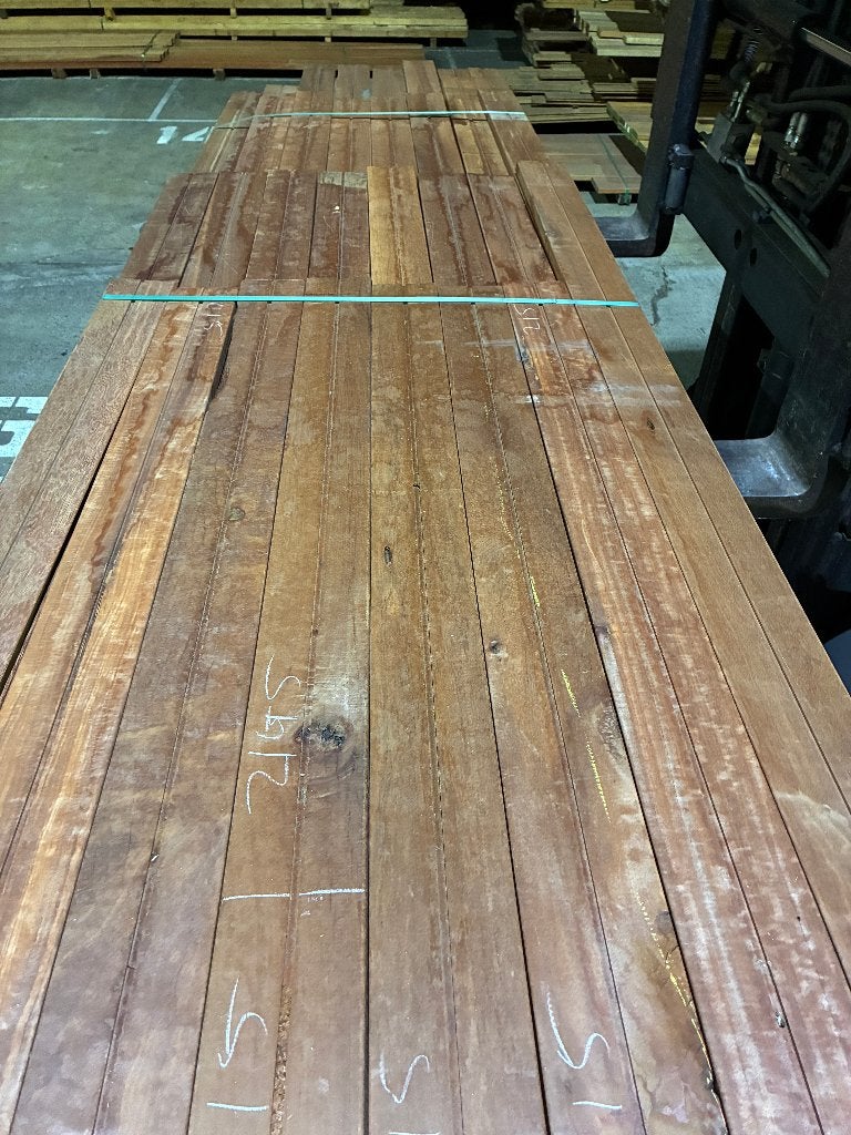 Vlonderplanken-planken-Hardhout-Massaranduba-27x115mm, Ophalen, Nieuw, Hout