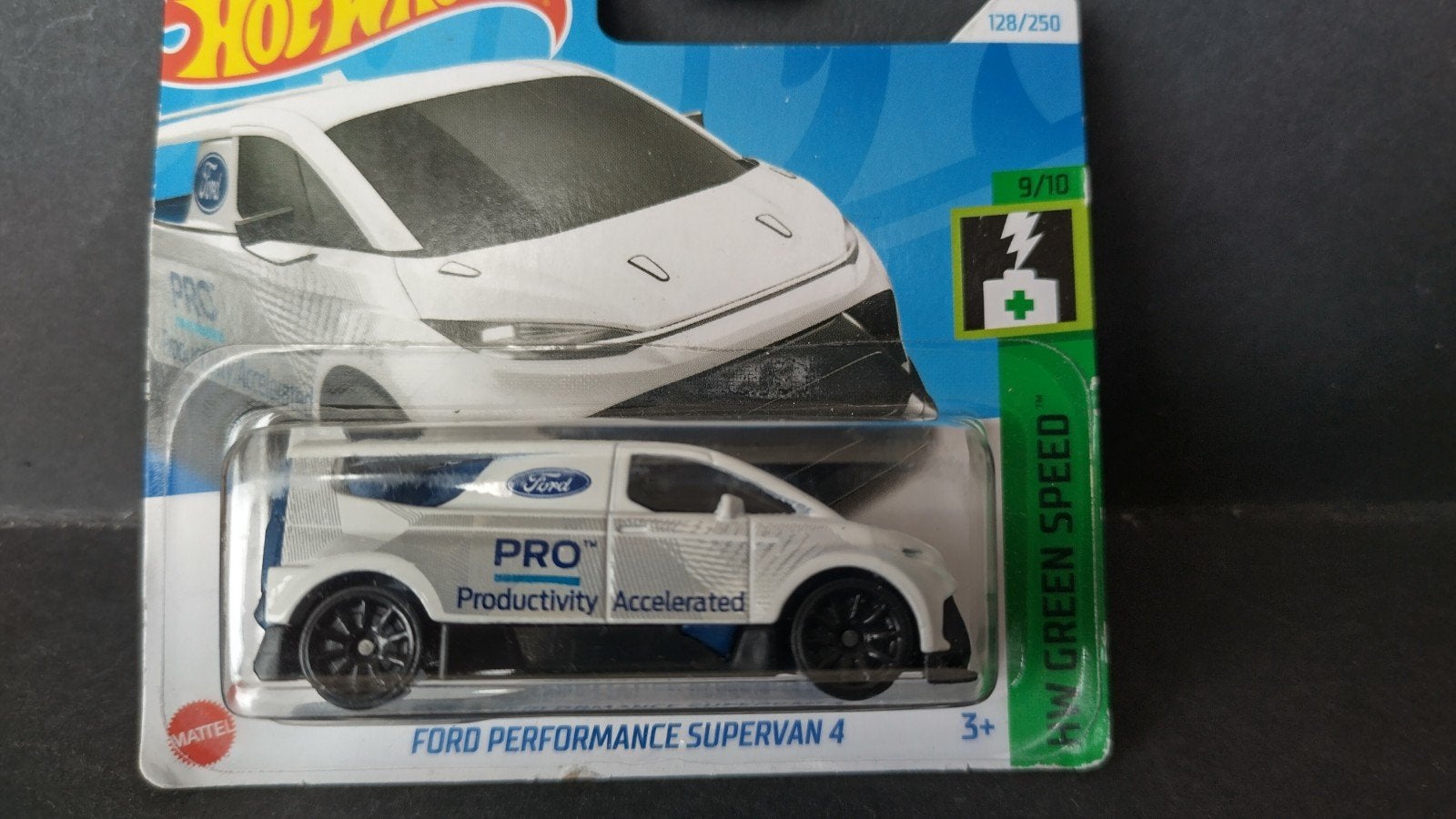 Ford Transit Performance Supervan 4 wit Hotwheels Pol, Auto, Verzenden, Nieuw, .