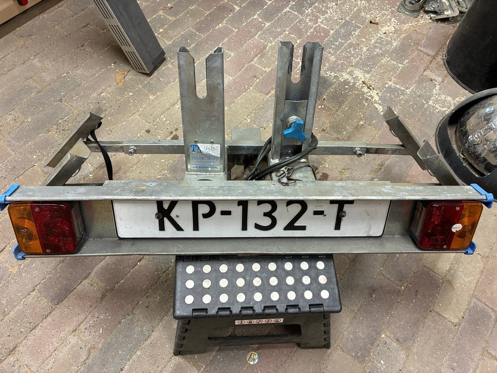 Twinny load fietsendrager voor 2 fietsen, Auto diversen, Fietsendragers, Ophalen, 2 fietsen, Gebruikt, Trekhaakdrager
