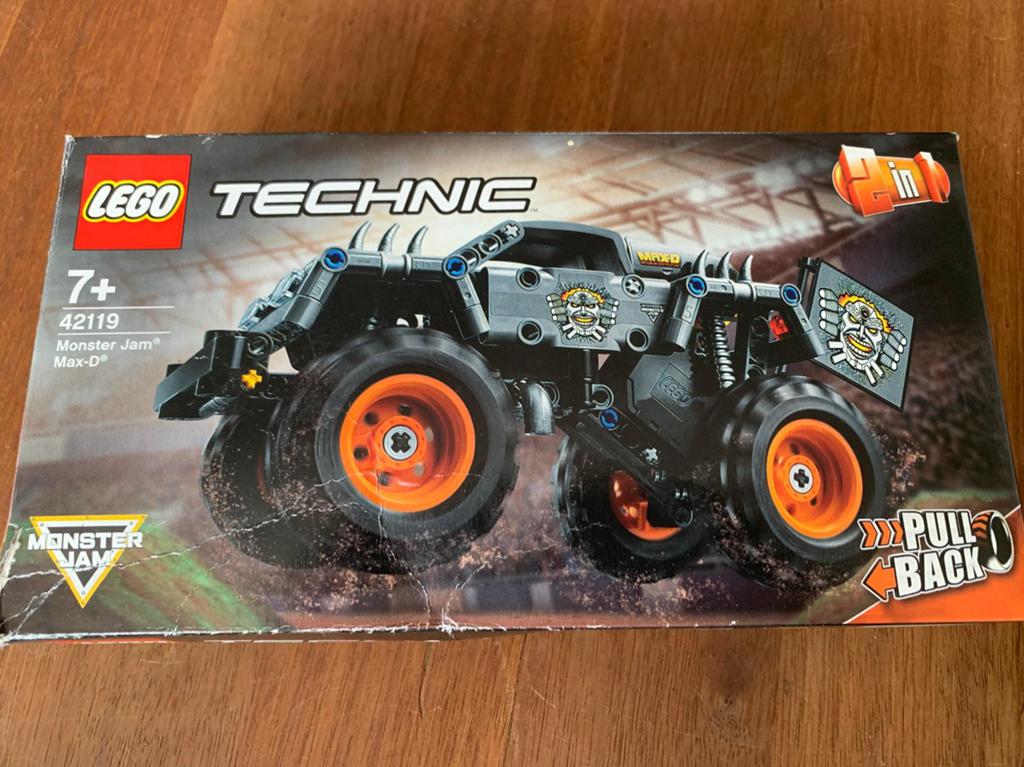 LEGO Technic Monster Jam Max-D 42119 met doos en instructies, Kinderen en Baby's, Speelgoed | Duplo en Lego, Lego, Ophalen of Verzenden