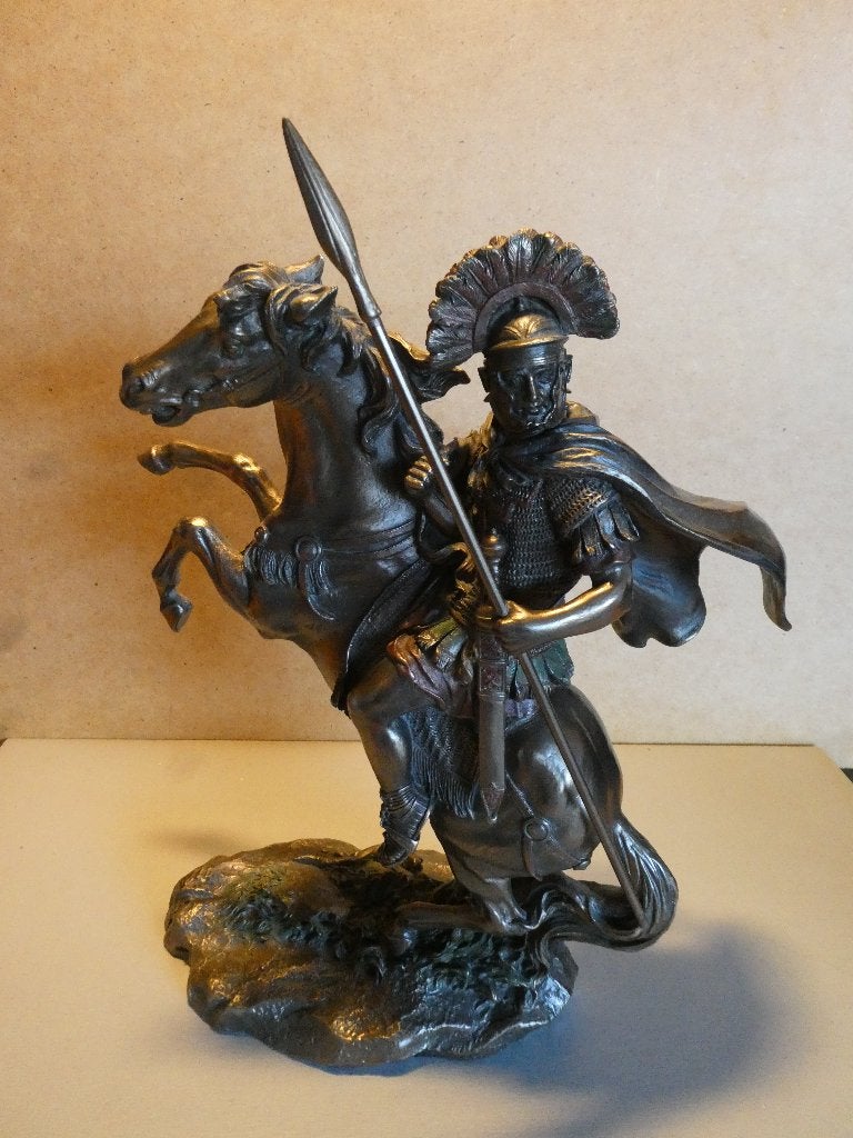 VERONESE DESIGN: ROMEINSE CENTURION TE PAARD / bieden, Verzamelen, Ophalen of Verzenden, Zo goed als nieuw, Mens