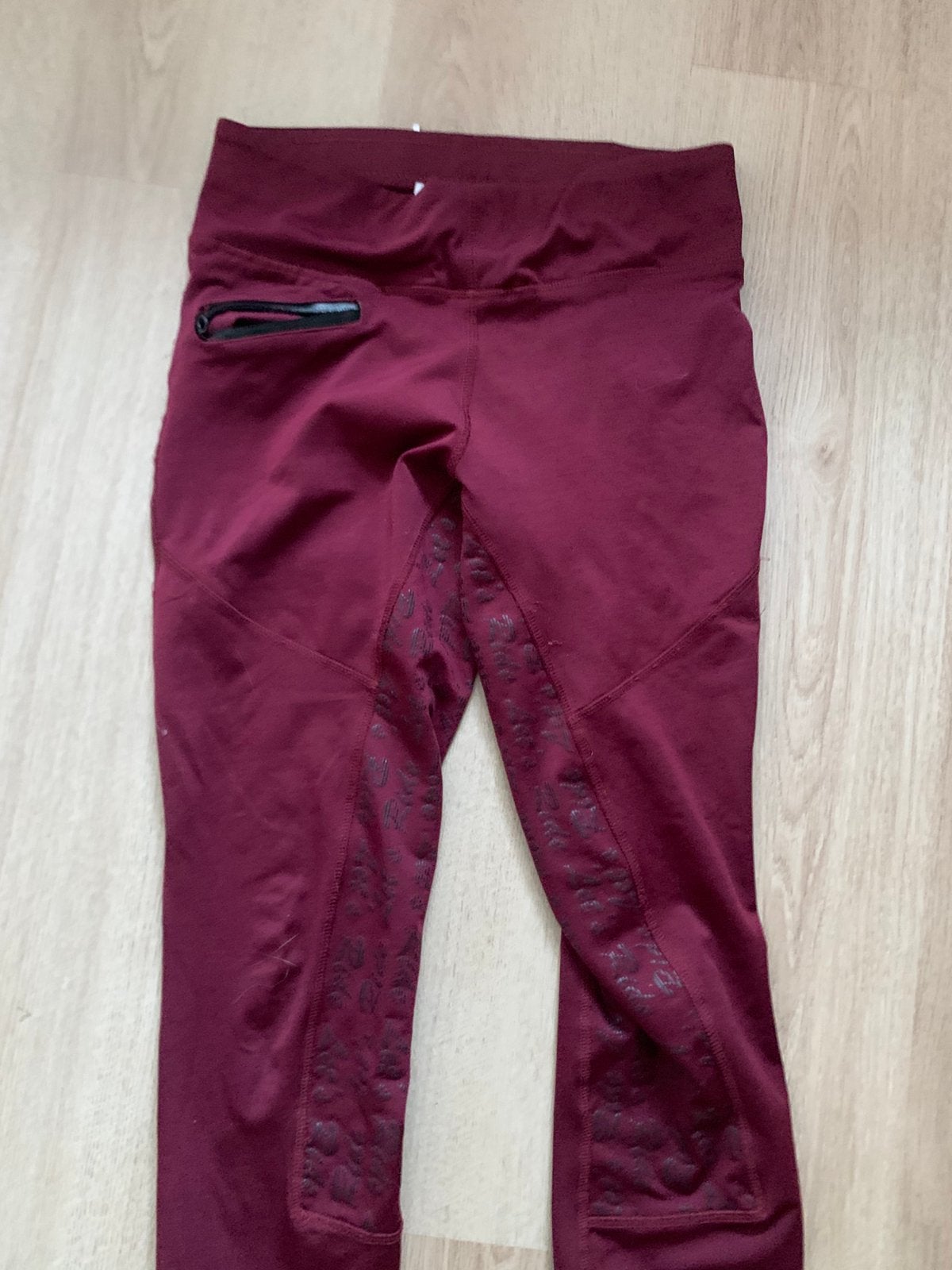 Bordeaux rode rijlegging, Ophalen of Verzenden, Maat 34 (XS) of kleiner, Rood, Fitness of Aerobics