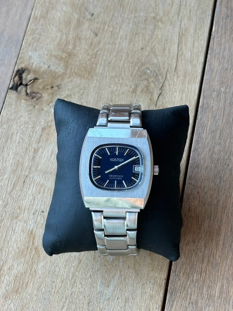 Roamer Searock Automatic Vintage Herenhorloge jaren 70, Overige merken, Staal, Met bandje, Polshorloge