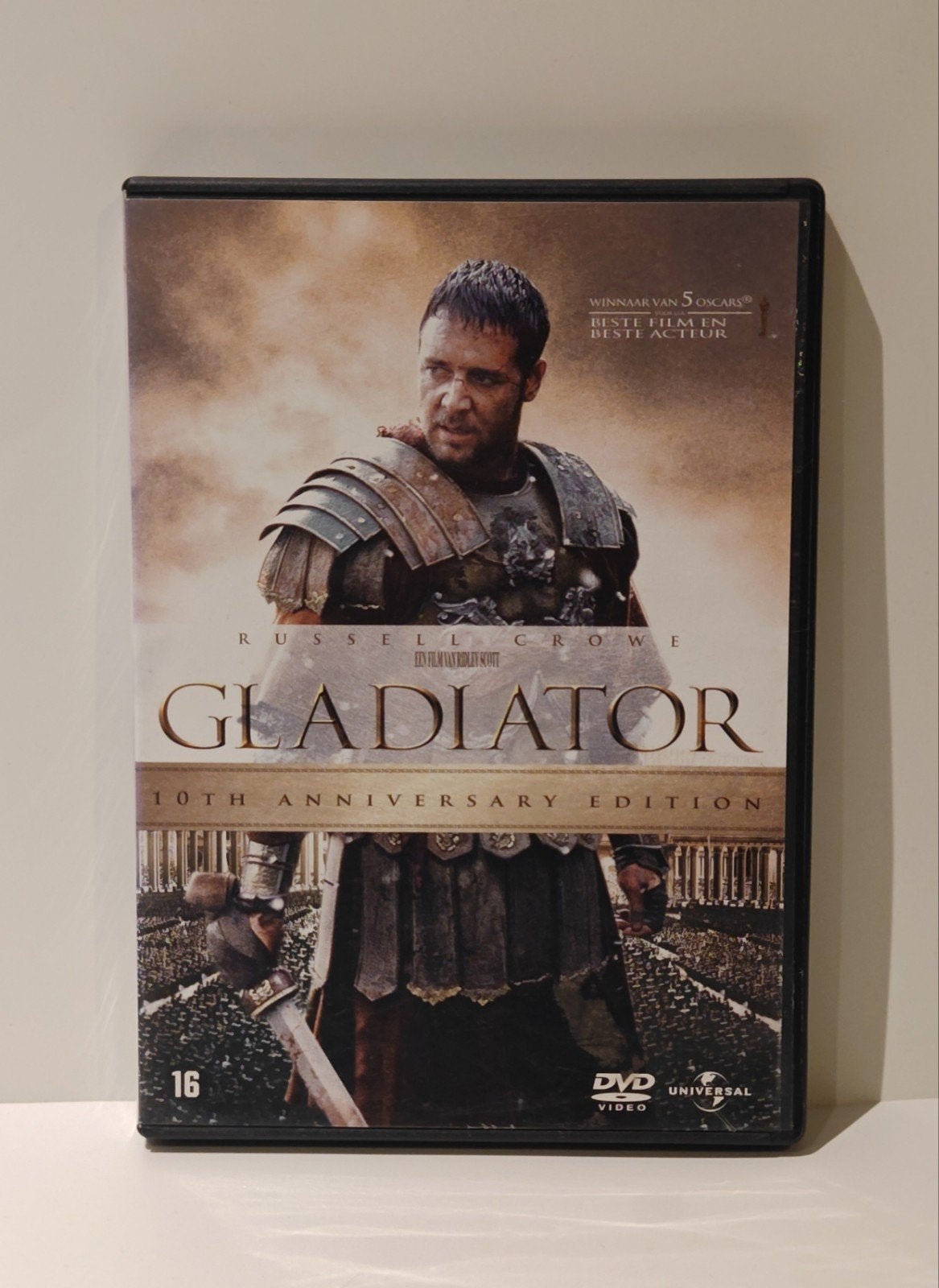 Gladiator 10th Anniversary Edition DVD Russell Crow Scott, Extra's, Engels, Vanaf 16 jaar, Ophalen of Verzenden