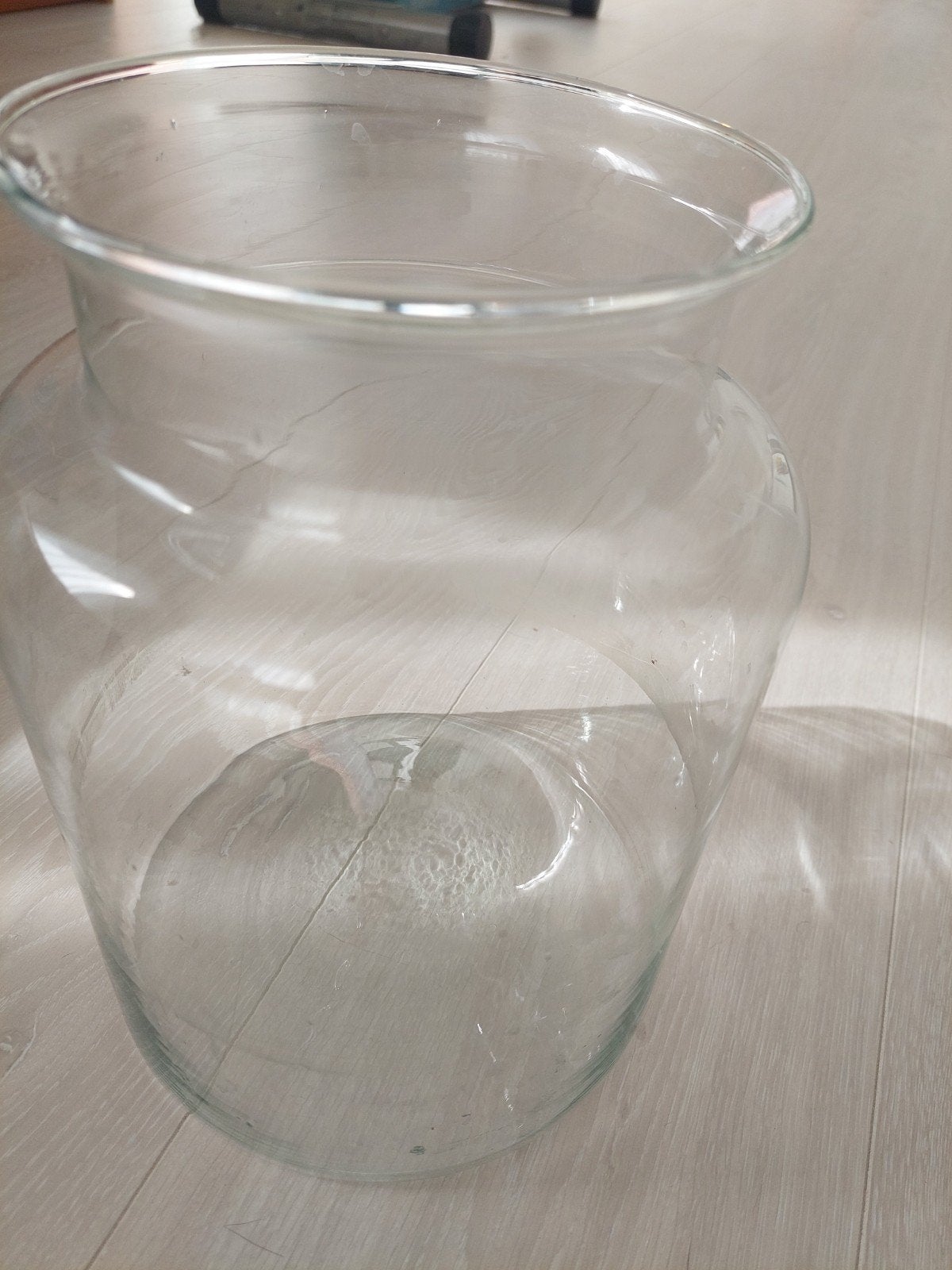Grote glazen vaas/, Antiek en Kunst, Ophalen of Verzenden