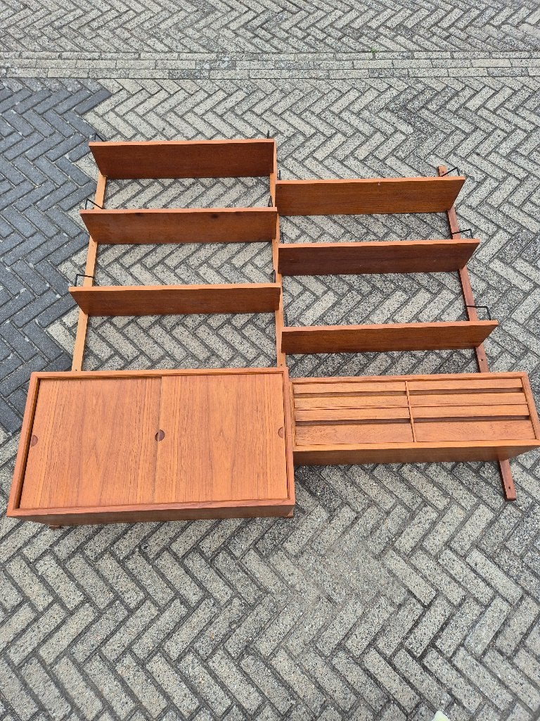 Vintage Poul Cadovius wandsysteem, Ophalen, Zo goed als nieuw