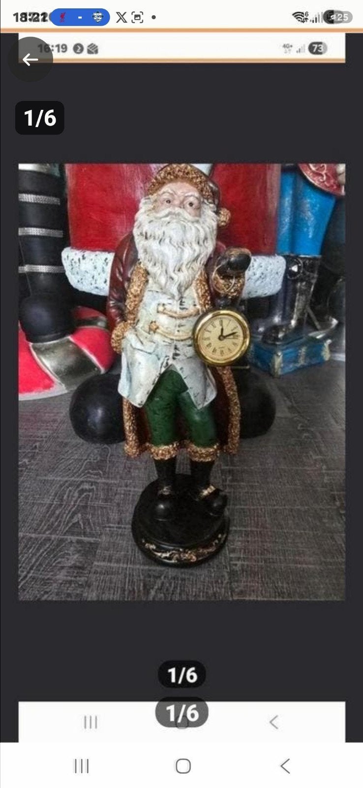 Kerstman met echt werkend klokje, Diversen, Kerst, Ophalen of Verzenden, Nieuw