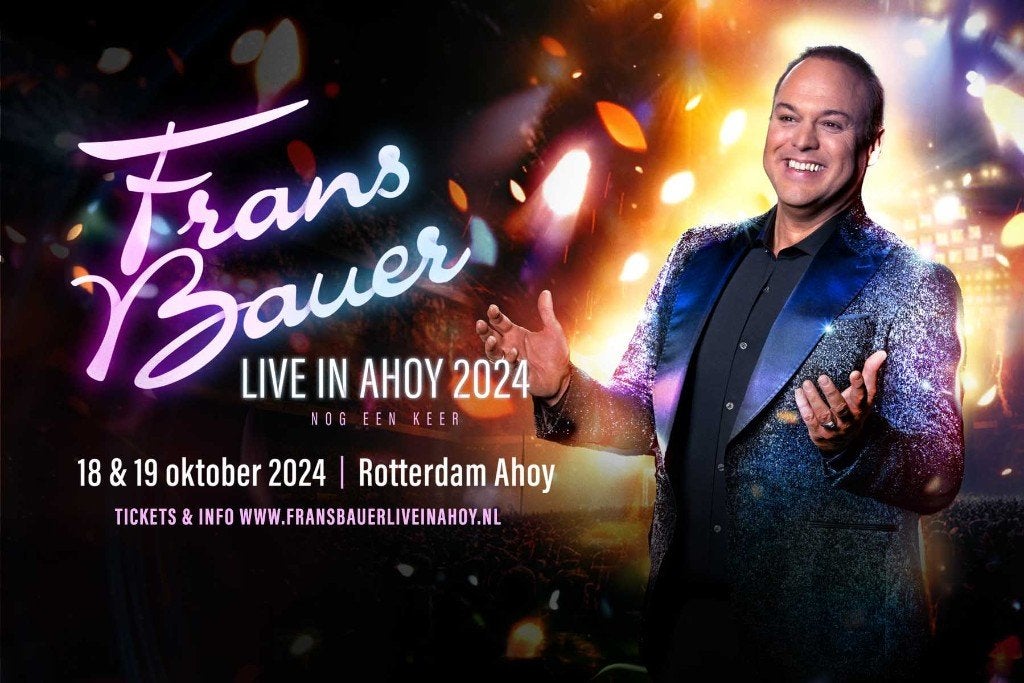 Frans Bauer live 2024 AHOY, Alle leeftijden, Verzenden, Nieuw in verpakking, Concert