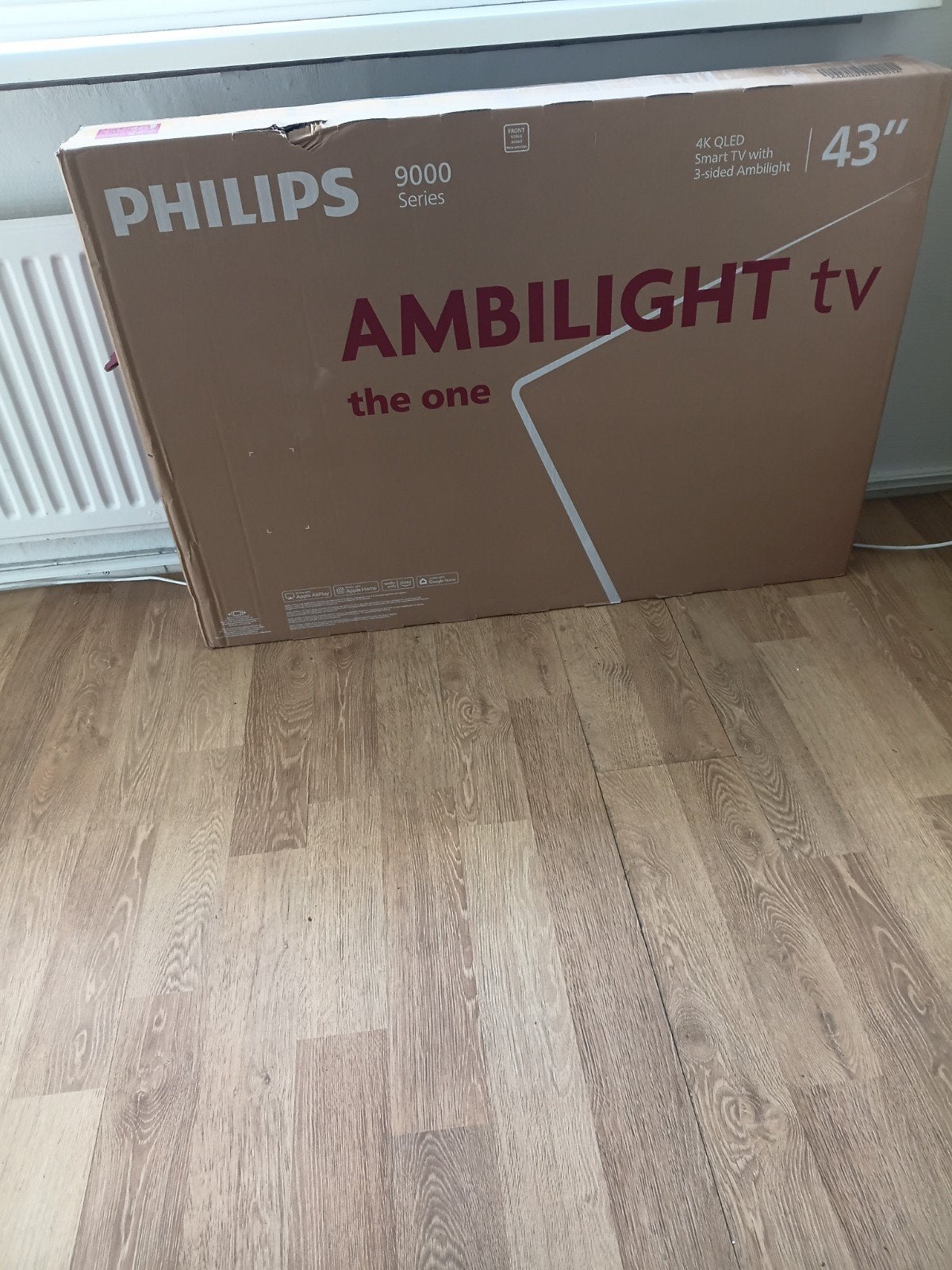 Philips 43" 4K QLED Ambilight TV 9000 Series, Philips, QLED, Nieuw, Ophalen of Verzenden
