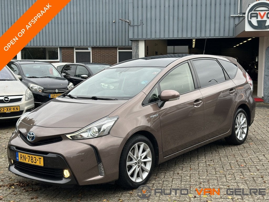 Toyota Prius + 1.8 SkyView Ed. Hybrid 7 PERS*HUD*PANO*PDC*Ca, Auto's, Automaat, Gebruikt, 4 cilinders, Bruin