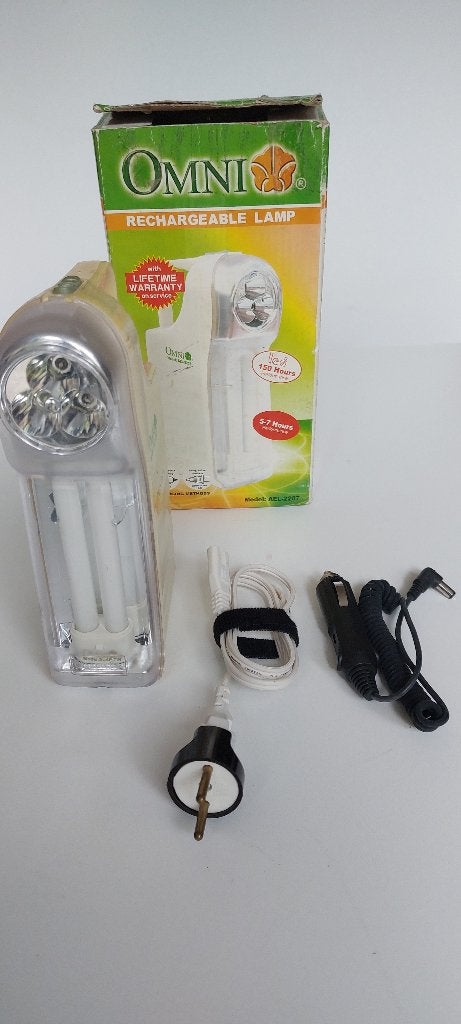 draagbare oplaadbare duel lamp, Ophalen of Verzenden, Gebruikt, Overige fittingen, Led-lamp