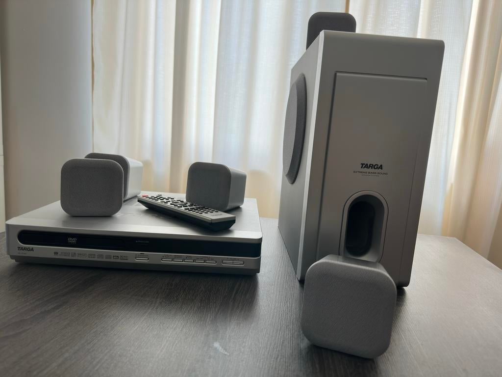 Targia dvd home cinema seround set, Ophalen of Verzenden, Gebruikt, Overige merken, Dvd-speler