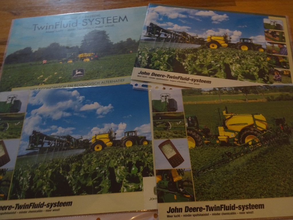 25 John deere veldspuiten foders, Ophalen of Verzenden, Nieuw, Folder